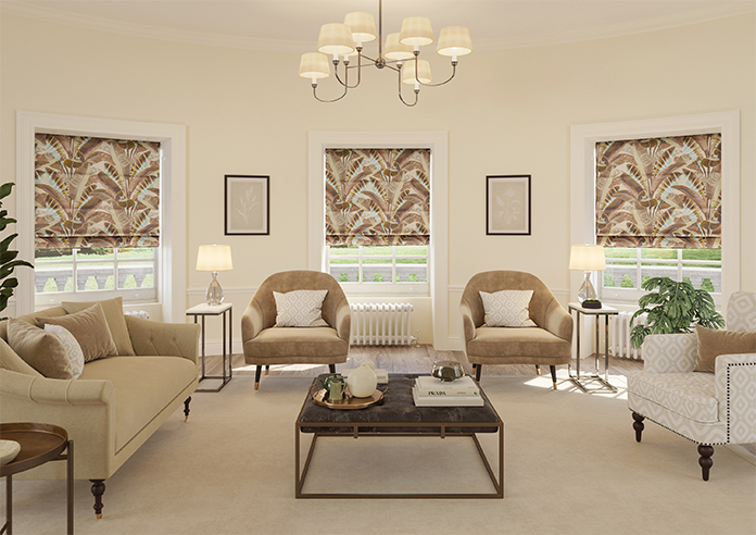 Rodeo Drive, Fawn - Twist&Fit Roman Blind - Image 8